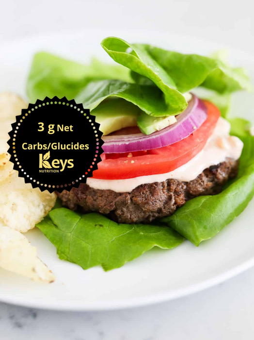 Rouleaux de laitue au fromage||Cheeseburger Lettuce Wraps Keys Nutrition
