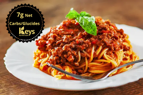 Recette de spaghetti bolognaise céto||Keto Spaghetti Bolognese Recipe Keys Nutrition