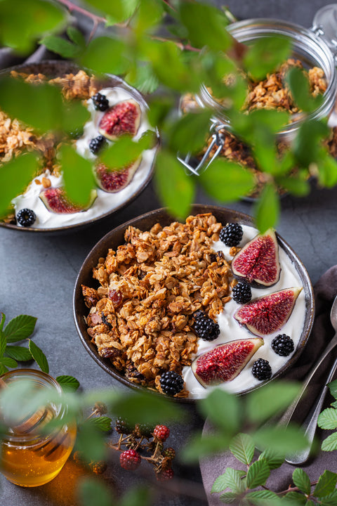 Parfait Keto avec Granola et Caramel Salé - Keys Nutrition