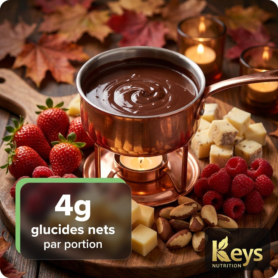 Comment faire une fondue au chocolat sans sucre décadente?