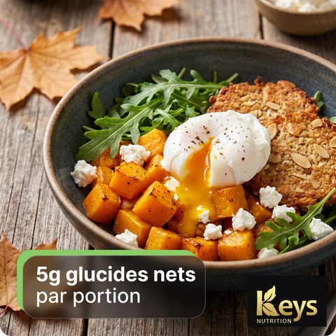 Recette sans sucre et faible en glucides Keys Nutrition