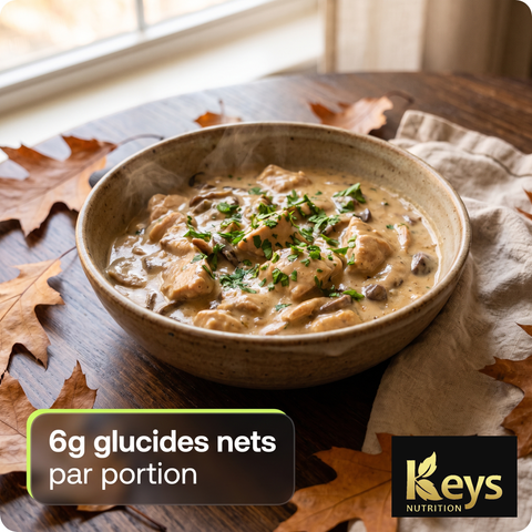 Recette sans sucre et faible en glucides Keys Nutrition
