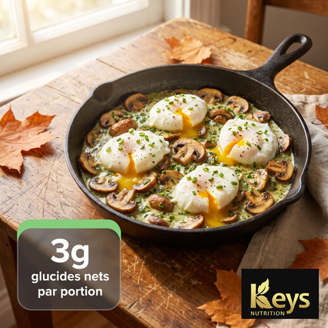 Recette sans sucre et faible en glucides Keys Nutrition