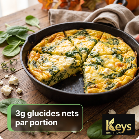 Recette sans sucre et faible en glucides Keys Nutrition