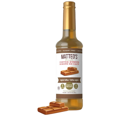 LIQUIDATION - MATTEO'S BARISTA STYLE - Sirop à café 750ml