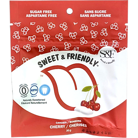 SWEET & FRIENDLY - Bonbons naturelles sans sucre à l'érythritol