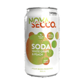 Novasecco soda prébiotique raisin blanc et pêche 355ml - Keys Nutrition
