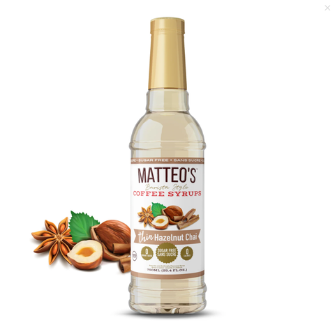 CLEARANCE - MATTEO'S BARISTA STYLE - Coffee syrup 750ml