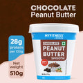 MyFitness beurre d'arachide au chocolat crémeux 510g - Keys Nutrition