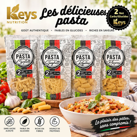 The delicious Pasta - Keys Nutrition BOX OF 8