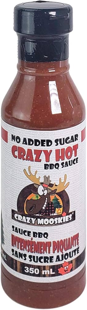 CRAZY MOOSKIES - Hot BBQ Sauce 350ml