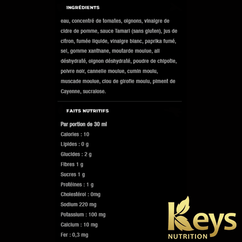FITCOOK Foodz - Sauce, épices, sirops Sans Sucre - Keys Nutrition