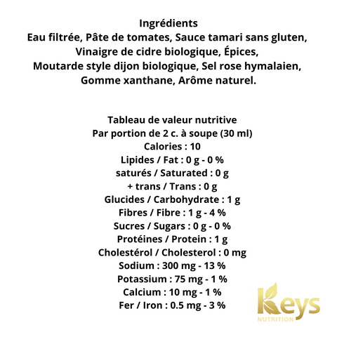 FITCOOK Foodz - Sauce, épices, sirops Sans Sucre - Keys Nutrition