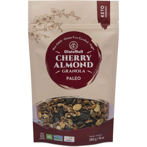 GluteNull-Granola_cerises_etamandes_280g-Keys_Nutrition-front