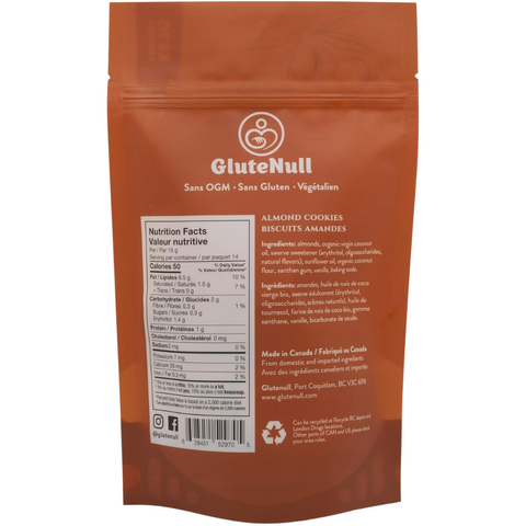 GluteNull_BAKERY_BISCUITS_COOKIES_ALMOND_AMANDES_112G_Keys_Nutrition_NUTRITION_FACTS_INGREDIENTS