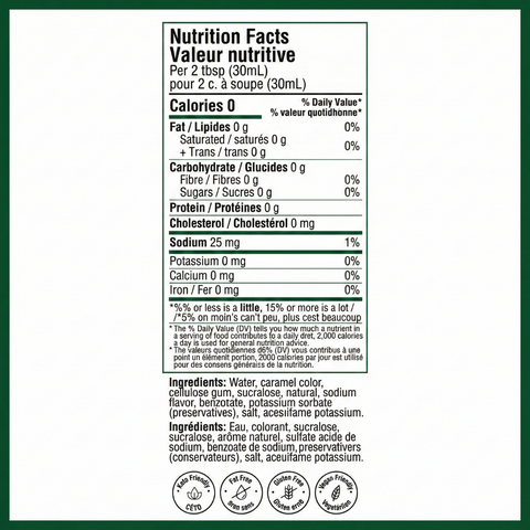 SLIM SYRUPS - Sirops sans sucre Sirop saveur Dubaï