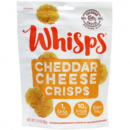 WHISPS - Craquelins de fromage 60g||WHISPS - Cheese Crackers 60g WHISPS