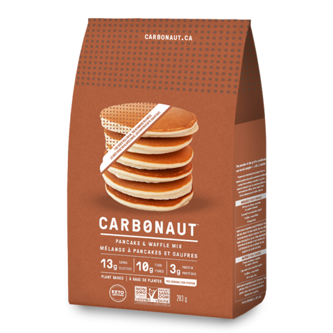 LIQUIDATION -CARBONAUT - Mélange à pancakes et gaufres originale 283g - Keys Nutrition