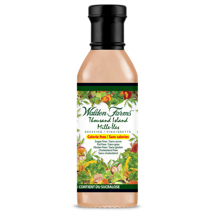 Walden Farms - Vinaigrette MILLES ÎLES 355ml|| Walden Farms THOUSAND ISLAND  Dressing 355ml WALDEN FARMS