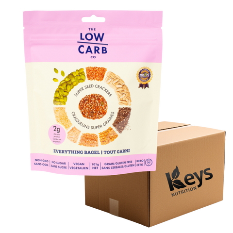 THE LOW CARB CO - Craquelins aux graines 101g - Caisse de 12
