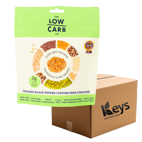 THE LOW CARB CO - Craquelins aux graines 101g - Caisse de 12