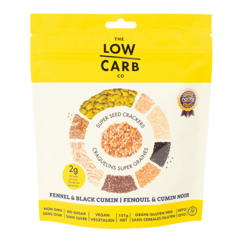 THE LOW CARB CO - Craquelins aux graines 101g