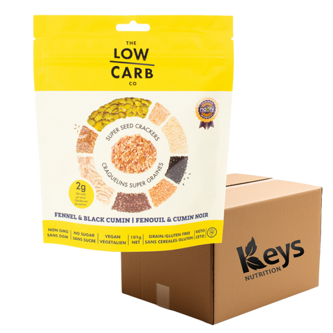 THE LOW CARB CO - Craquelins aux graines 101g - Caisse de 12