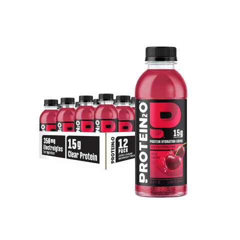 Protein2o - Eau infusée de protéines - Cerise - CAISSE DE 12 - Keys Nutrition