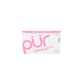 PUR Gomme à mâcher, sans aspartame, sans sucre, 100 % xylitol, gomme à mâcher naturelle, sans OGM, végétalien