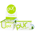 PUR Gomme à mâcher, sans aspartame, sans sucre, 100 % xylitol, gomme à mâcher naturelle, sans OGM, végétalien CAISSE