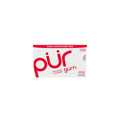 PUR Gomme à mâcher, sans aspartame, sans sucre, 100 % xylitol, gomme à mâcher naturelle, sans OGM, végétalien