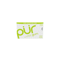 PUR Gomme à mâcher, sans aspartame, sans sucre, 100 % xylitol, gomme à mâcher naturelle, sans OGM, végétalien