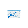PUR Gomme à mâcher, sans aspartame, sans sucre, 100 % xylitol, gomme à mâcher naturelle, sans OGM, végétalien