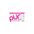 PUR Gomme à mâcher, sans aspartame, sans sucre, 100 % xylitol, gomme à mâcher naturelle, sans OGM, végétalien