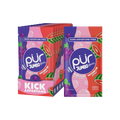 PUR Jumbo Gomme à mâcher sans aspartame 100 % xylitol | Gomme à mâcher naturelle, saveur de raisin, pastèque, 20 pièces