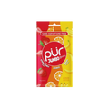 PUR Jumbo Gomme à mâcher sans aspartame, 100 % xylitol, saveur naturelle de fraise, banane, orange, 20 pièces
