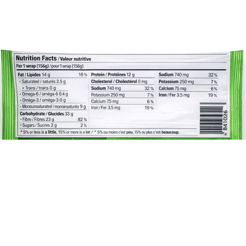 CARBONAUT - Wraps Cheesesteak Philly à base de plantes 156g