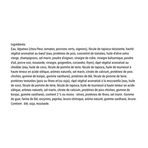 CARBONAUT - Wraps Cheesesteak Philly à base de plantes 156g