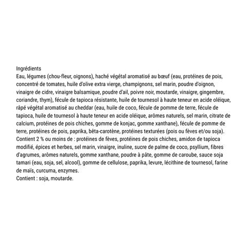 CARBONAUT - Wraps Cheeseburger à base de plantes 156g