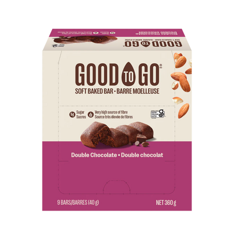 Boîte de 9 barres moelleuses double chocolat