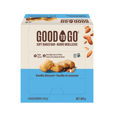 Boîte de 9 barres moelleuses vanille et amande