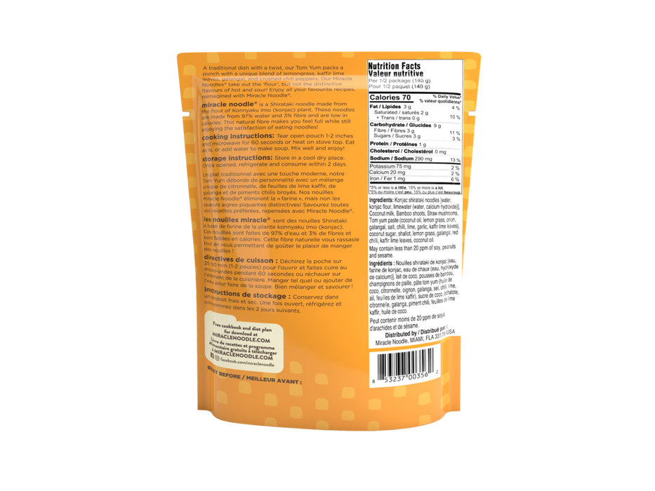 Thai Tom Yum 280g||Thai Tom Yum 280g MIRACLE NOODLES