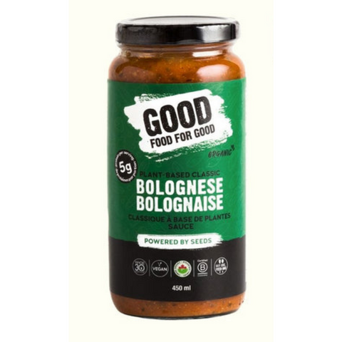 GOOD FOOD FOR GOOD - Bolognaise Classique|| GOOD FOOD FOR GOOD - Bolognese Classique Sauce - Keto Québec GOOD FOOD FOR GOOD