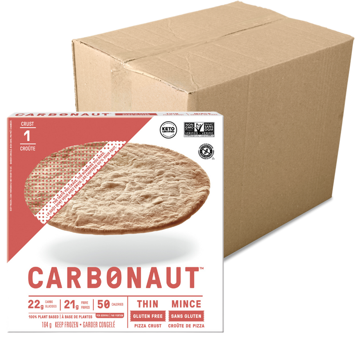 CARBONAUT - Croutes à Pizza Mince Sans Gluten 164g - CAISSE DE 8 CARBONAUT