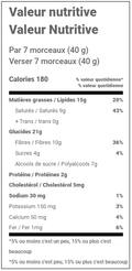 Ross Chocolates - Mini-chocolat au lait et aux cerises et aux amandes - Keys Nutrition