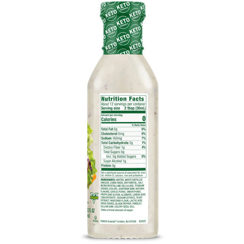 Walden Farms - Vinaigrette RANCH 355ml