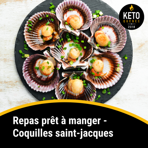 Repas prêt à manger - Coquilles saint-jacques BOÎTE DE 8
