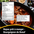 Repas prêt à manger - Bourguignon de Boeuf BOÎTE DE 8 KEYS NUTRITION PRÊT À MANGER