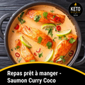 Repas prêt à manger - Saumon Curry Coco BOÎTE DE 8 KEYS NUTRITION PRÊT À MANGER