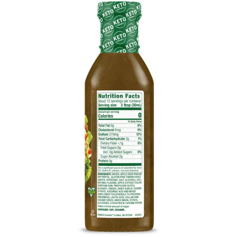 Walden Farms - Vinaigrette Sésame Gingembre 355ml